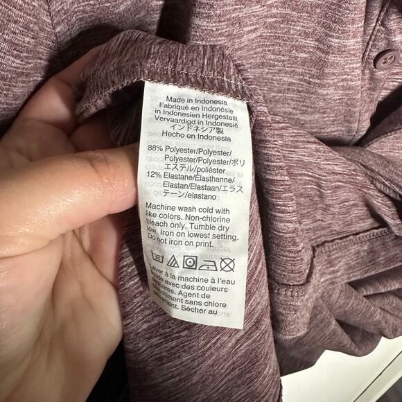 J. Crew Men's Heathered Purple Performance Polo Shirt Size XL Athletic Golf - Picture 6 of 8